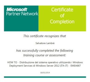 Distribuzione del sistema operativo utilizzando i Windows Deployment Services di Windows Server 2012