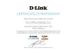 Certificazione Educational D-Link